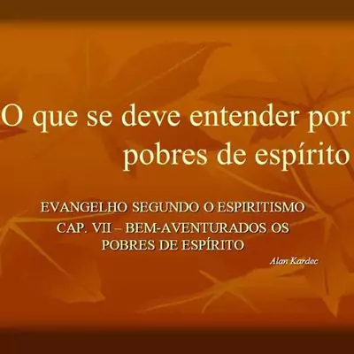 O que se deve entender por pobres de espírito